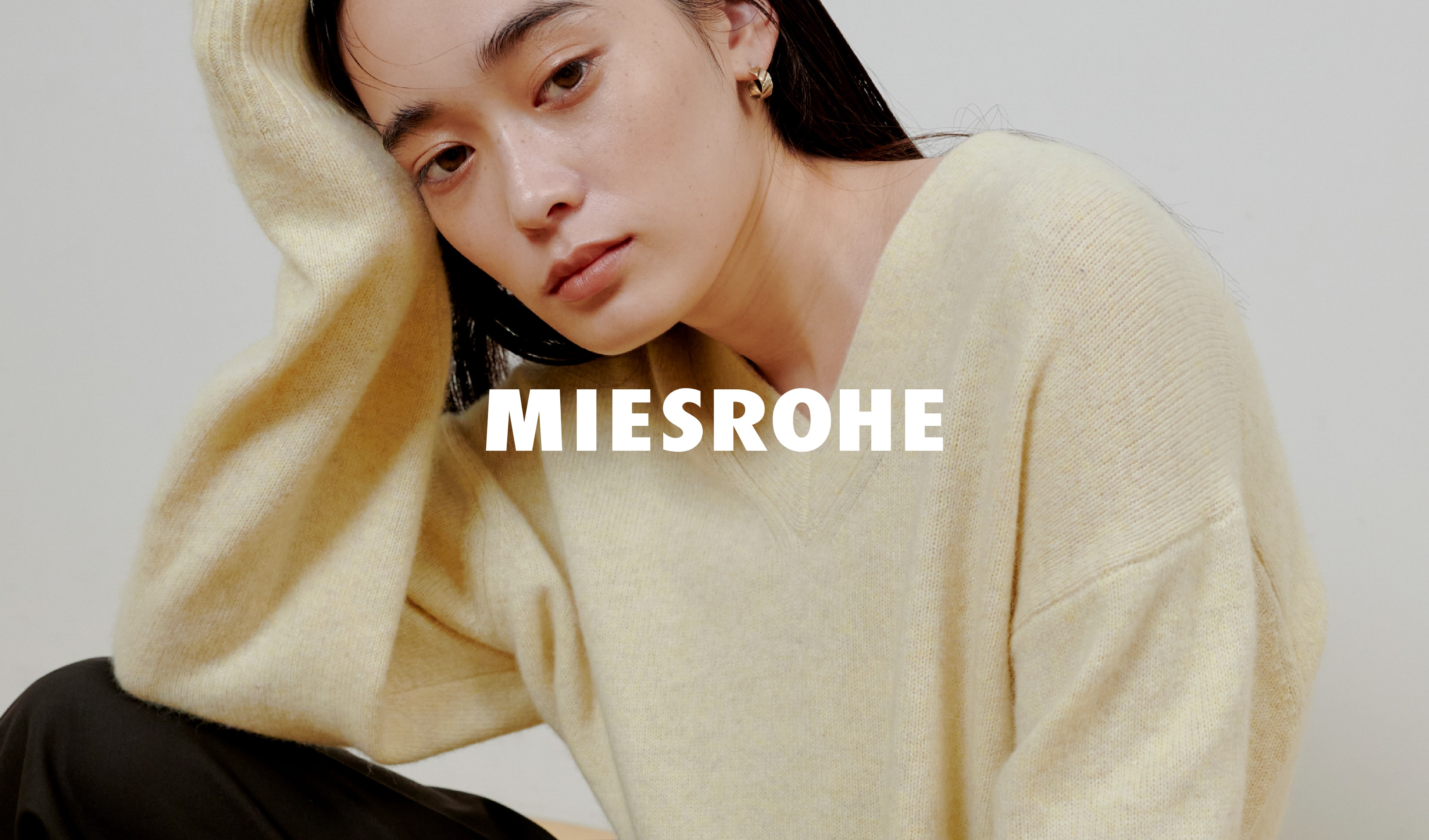 MIESROHE スーパー140スタンドカラー接結ポンチョ スーパー140スタンドカラー接結ポンチョ MIESROHE ミースロエ