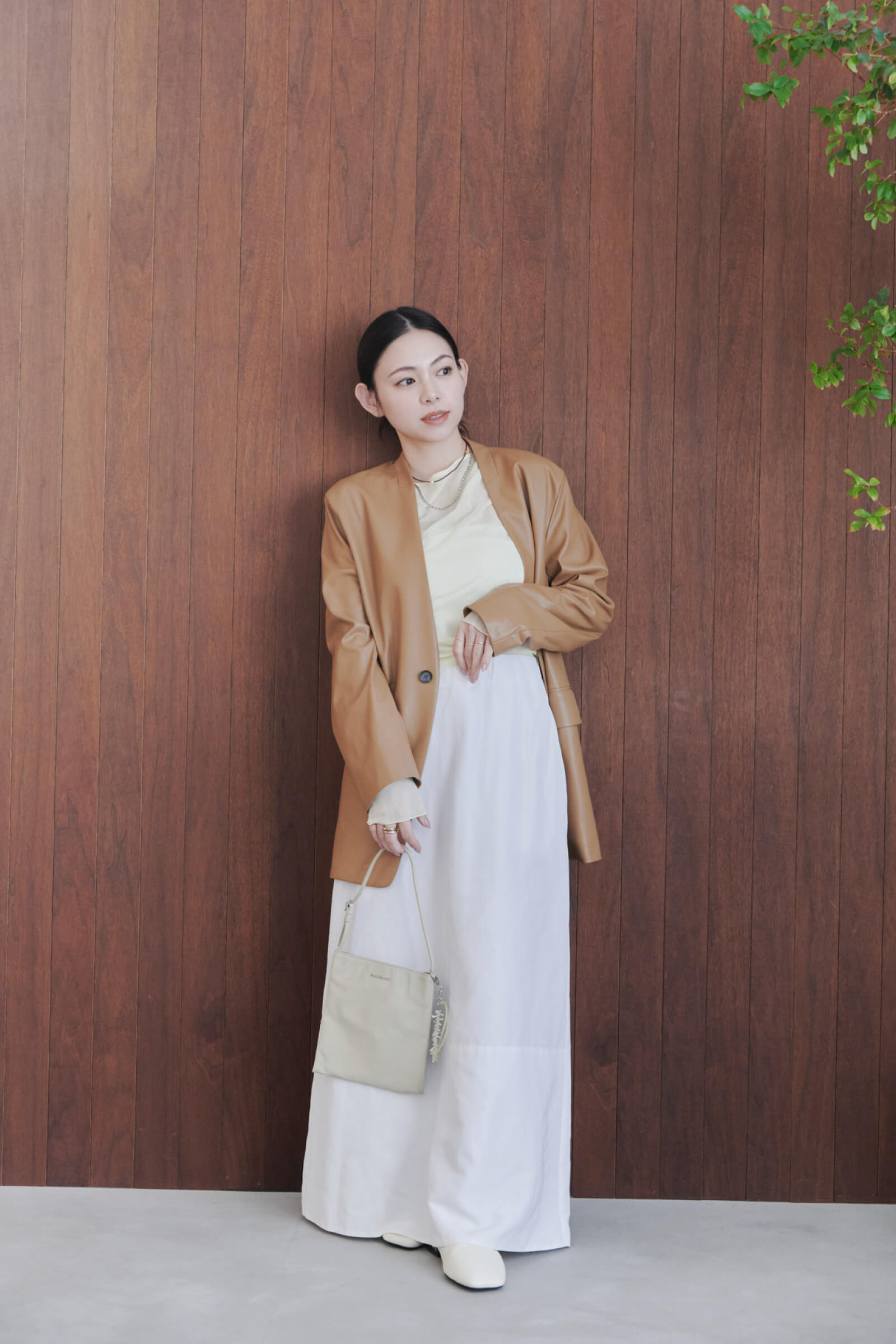 5Days style sheer gather tops by macoto