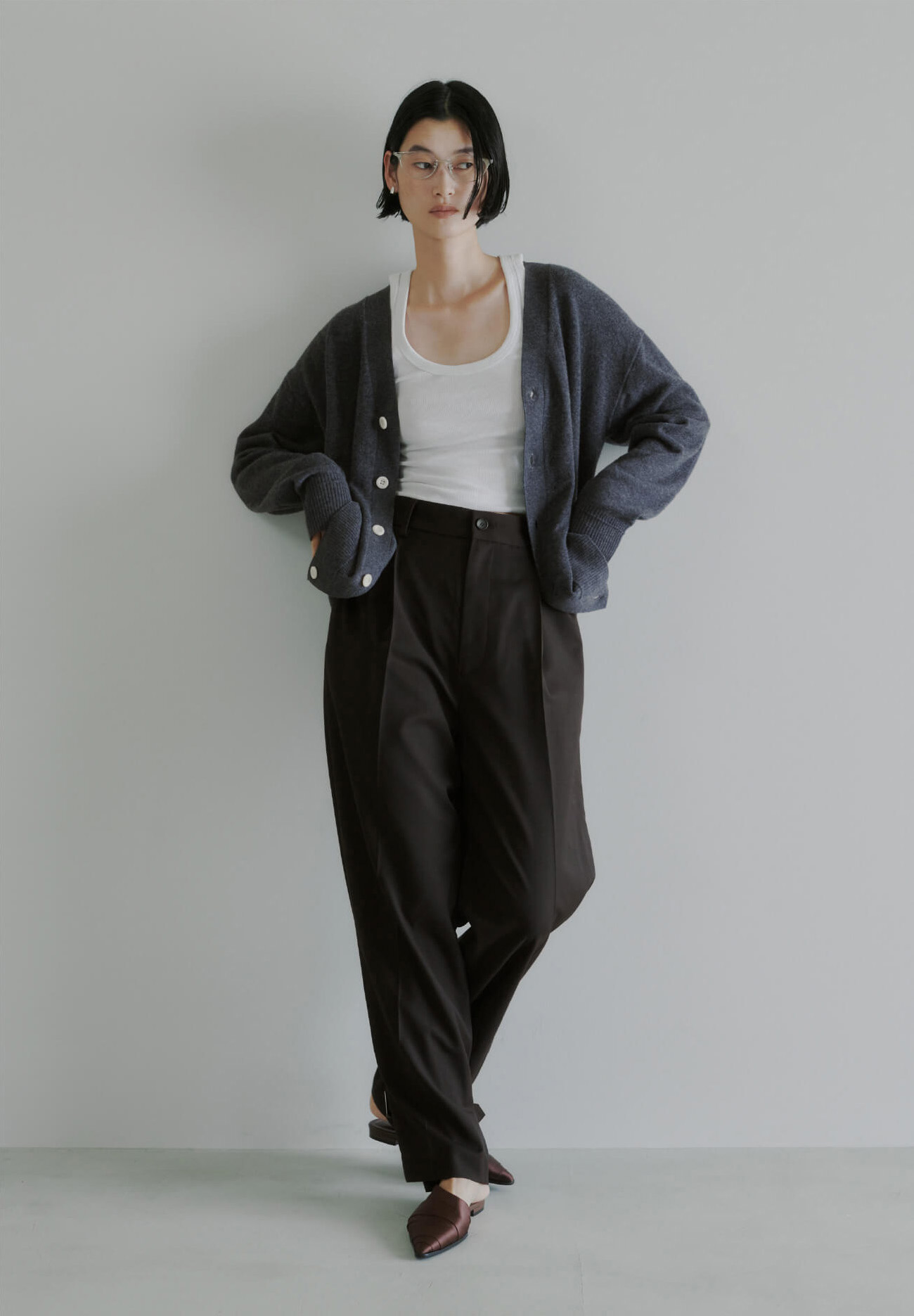Knit tops / Pants 着用イメージ