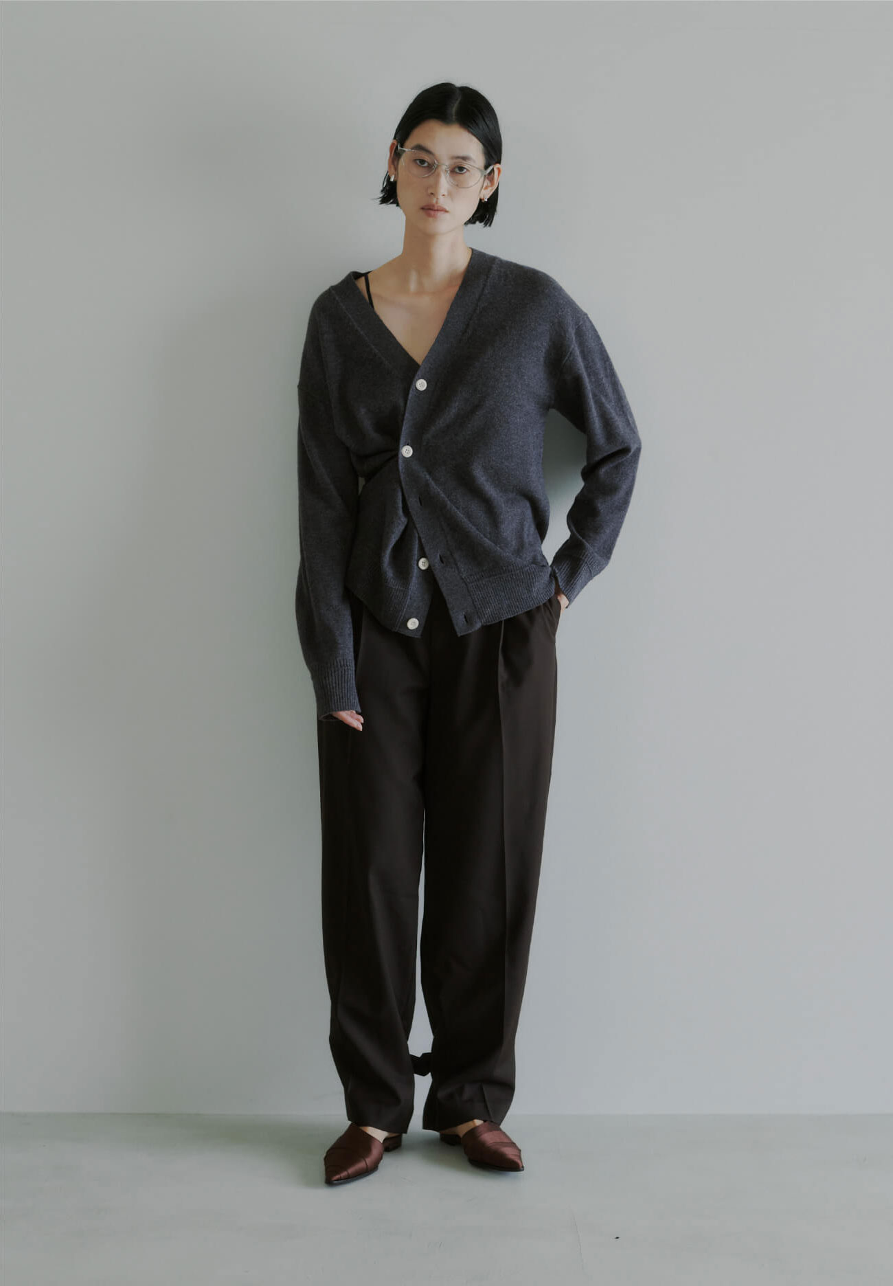 Knit tops / Pants 着用イメージ